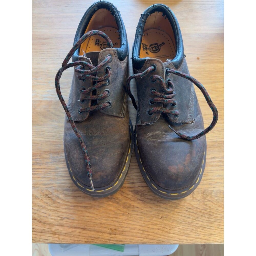 Dr. Martens 8053 Brown Leather Oxford Shoes Mens US 10 UK 9 EU 43 Fair